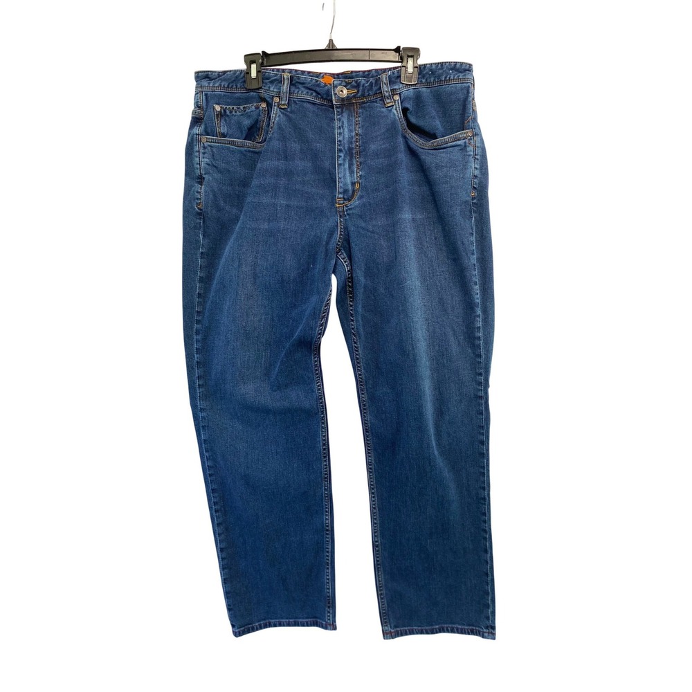 Tommy Bahama Denim Jeans Mens 38x30 Blue Medium Wash Straight Leg Cotton Tencel